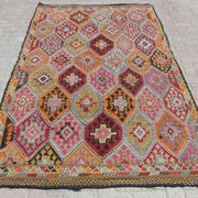 Large Kilim Rug, Vintage Rug, Home Decor rug, Turkish Kilim