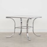 Table basse en verre, design danois, années 1970, production : Danemark