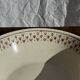 Set of a salad bowl and a vintage brown circular dish D28.