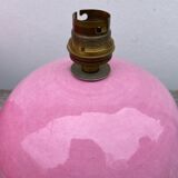 Pink ceramic lamp