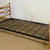 Vintage rattan bed