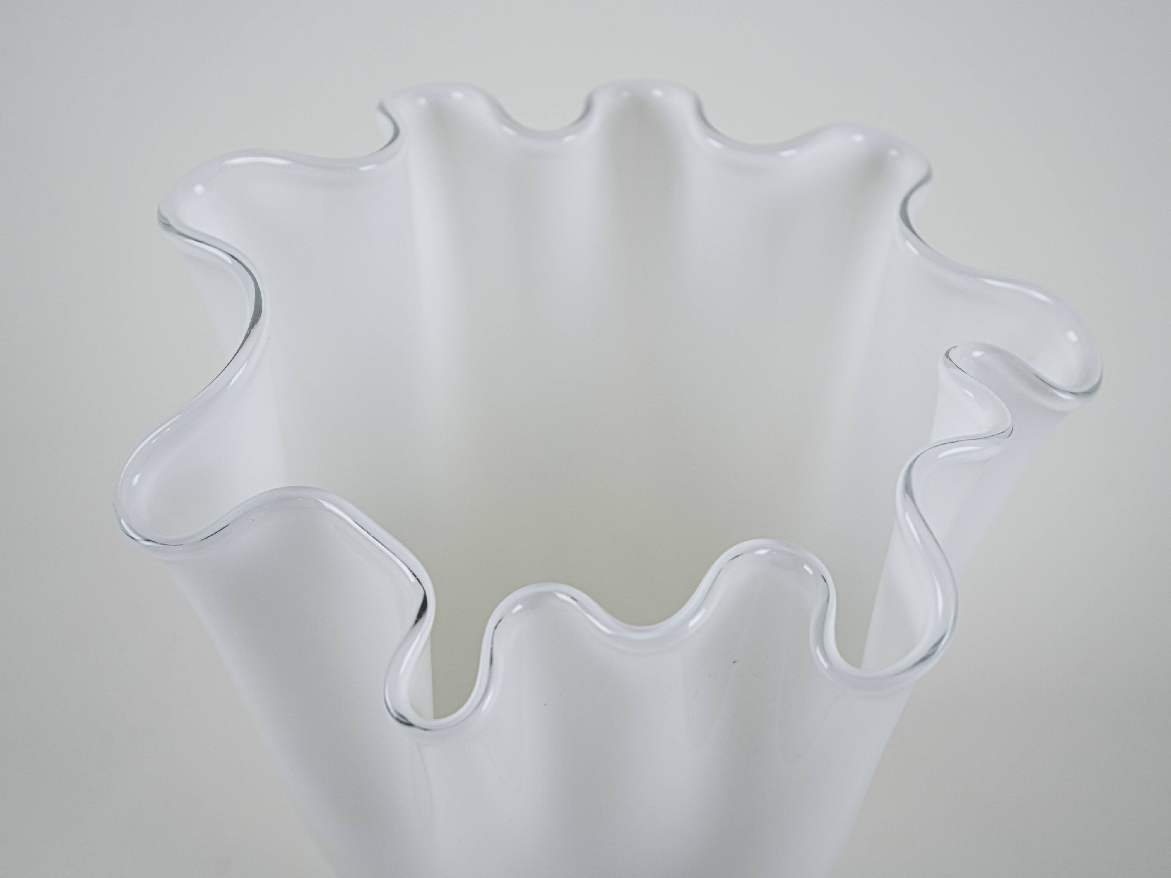 White vase, Danish design, 1970s, made in Denmark