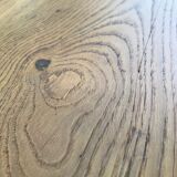 Farm table in raw wood