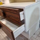 Seventies nightstands, wood from 1970