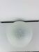 Domec XL speckled glass ball applique by Vianne, hemisphere, ceiling light.