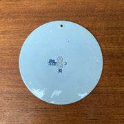 Mid-Century Danish wall plate with Crazy Bird design by Beth Breyen for Royal Copenhagen.
