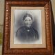 Portraits photos dans cadre en bois, la paire