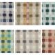 Paire de tabourets vintage blanc et aqua milieu du siècle, Edmund Homa, 1960s
