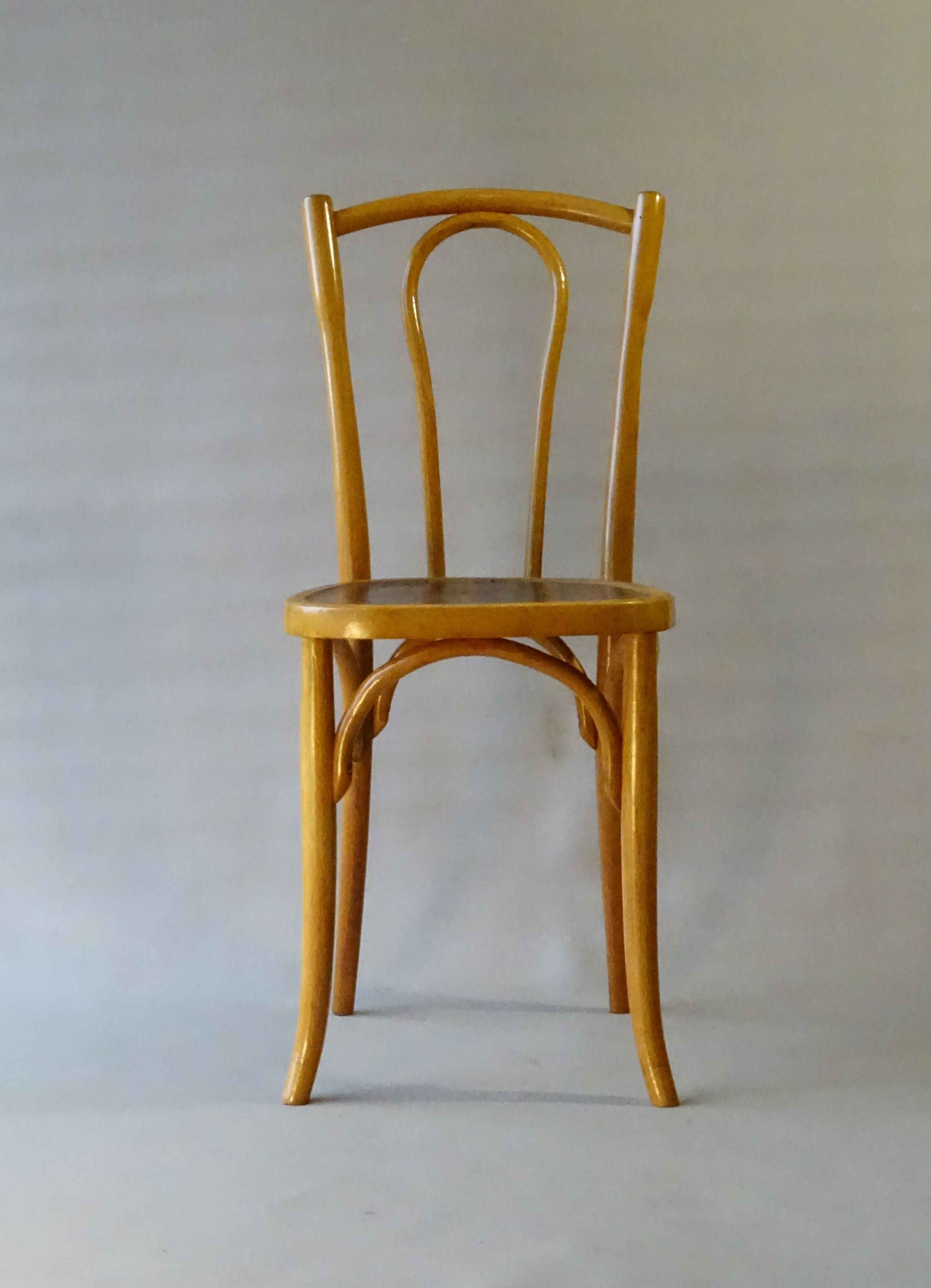 Chaise de bistrot Japy N°56,1925 assise bois