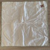 Lot 4 serviettes vintages broderies fleurs