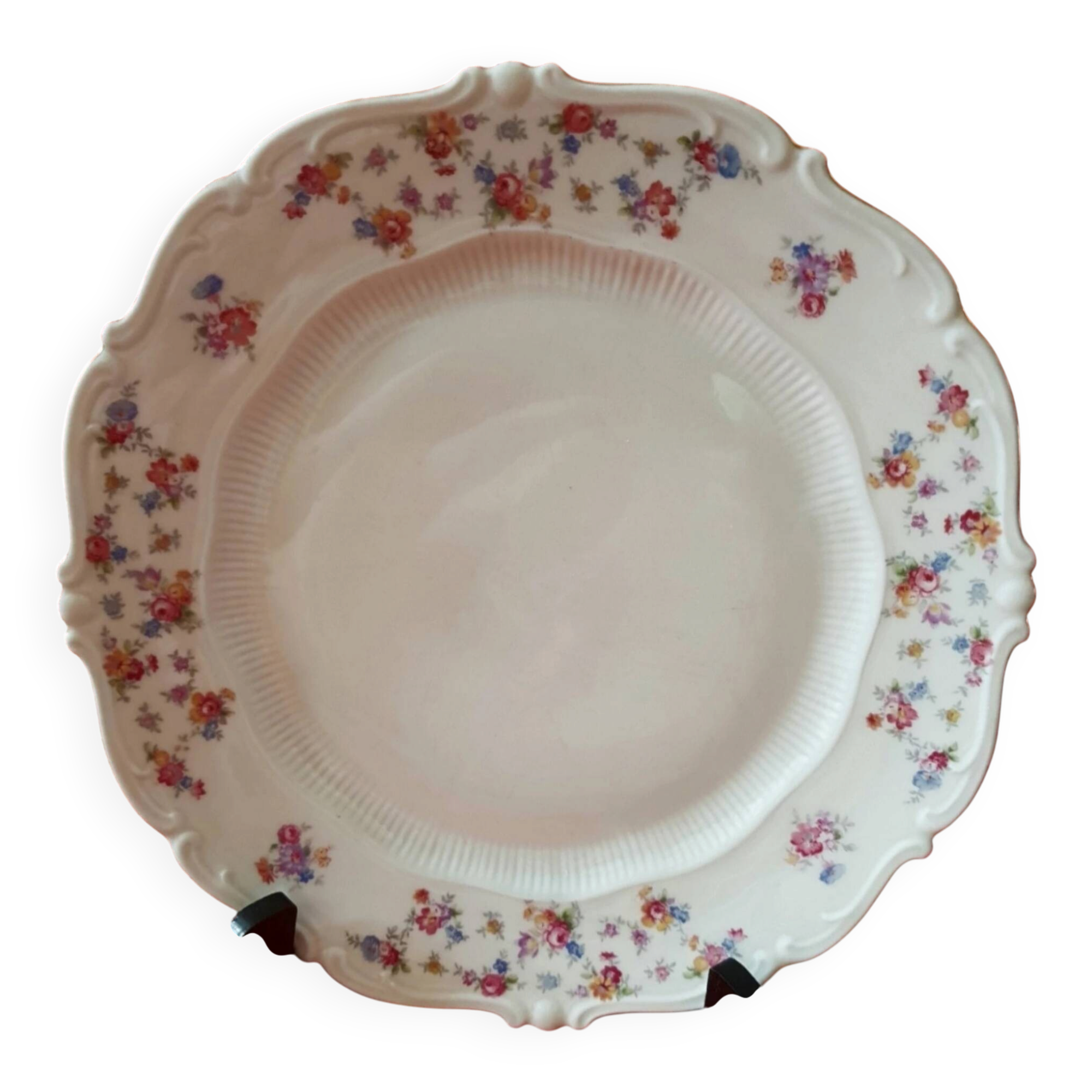 Lot de 2 assiettes plates vintage, Schirnding Bavière