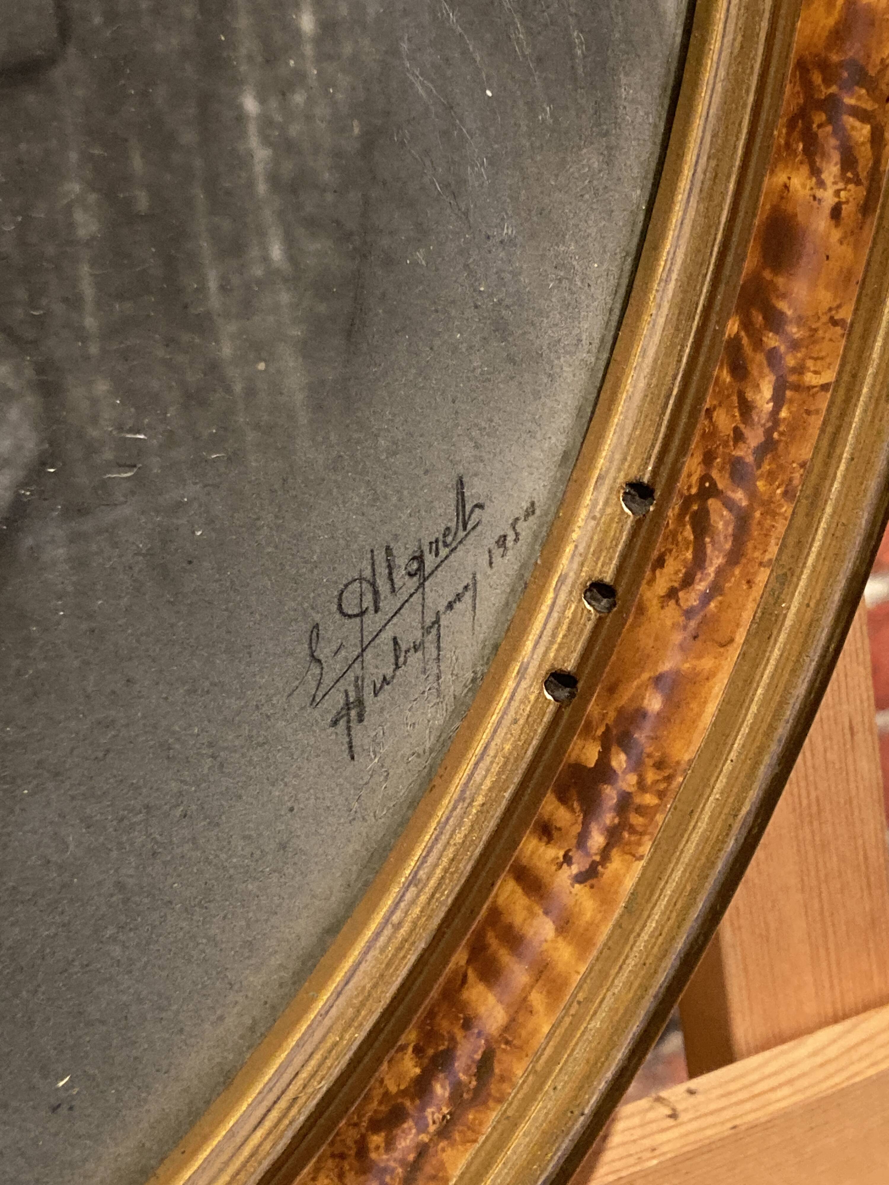 Framed portrait of a man