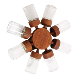 Scandinavian teak spice wheel digsmed 1964
