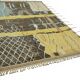 Tapis tribal unique noué à la main en laine multicolore 208 cm x 308 cm