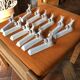Art Deco knife rests Dembac