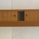 Scandinavian wall bookcase