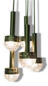 Suspension Lustre FAGERLUND Sputnik Cascade Mid Century Kalmar Moderne Brutaliste Verre Taille Murano Chandelier Pendant Ceiling Light Brutalist Glass Swedish