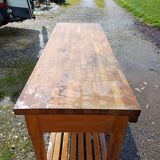 Wooden Drapery Table, 3 Drawers.