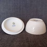 Sucrier couvert et crémier Royal Copenhagen 'White Fluted Half Lace'