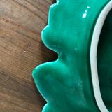 Ceramics leaf Sarreguemines