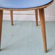Baumann chair in vintage wood seat skai model N°800 Max Bill