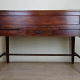 Very rare Napoleon III period system desk in solid oak circa 1850 stamped Stolzenberg