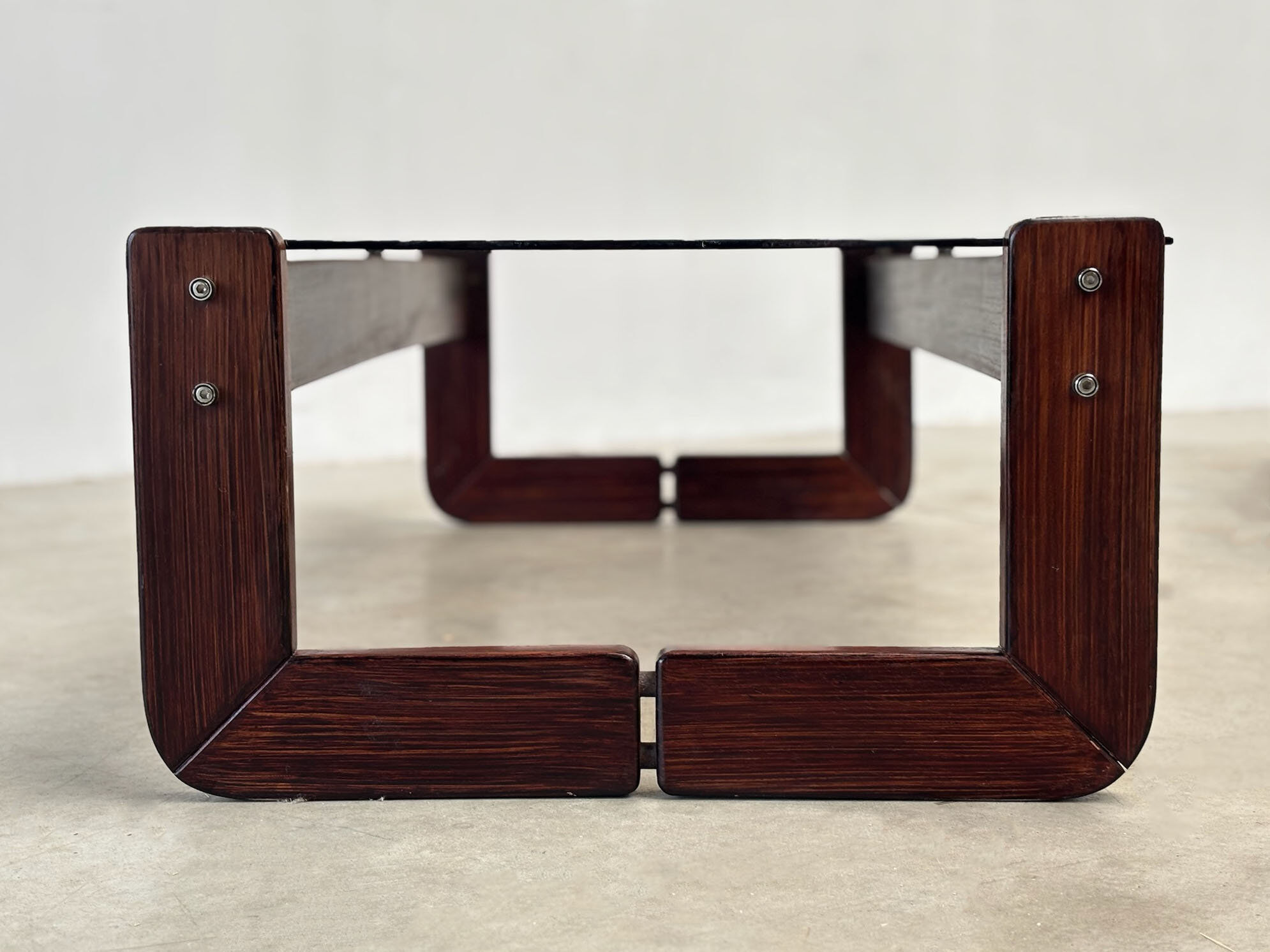 Set of two Brazilian MP91 coffee tables by Percival Lafer
