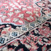 Tapis Tabriz Vintage Fait Main en Laine du Cachemire – 78 x 129 cm