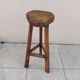 Vintage brutalist tripod bar stool