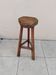 Vintage brutalist tripod bar stool