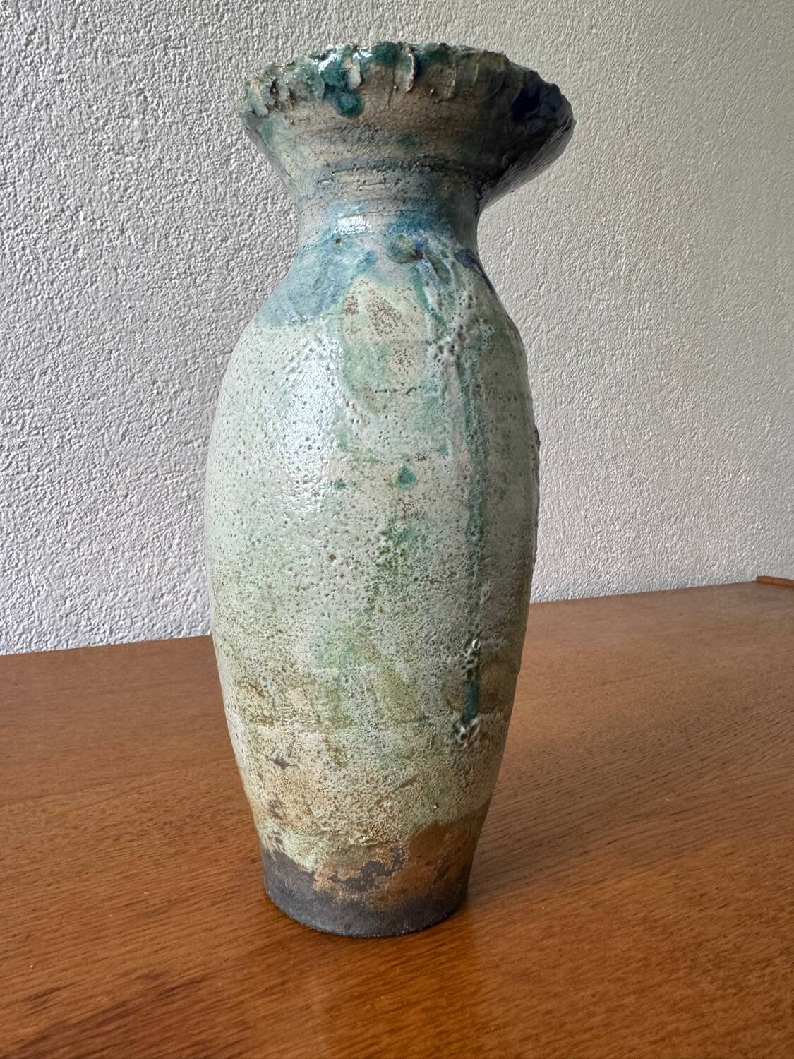 Vintage raku vase