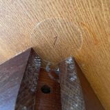 Danish round teak table from the 60s