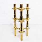 Set of 3 modular nagel candle holders