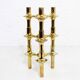 Set of 3 modular nagel candle holders