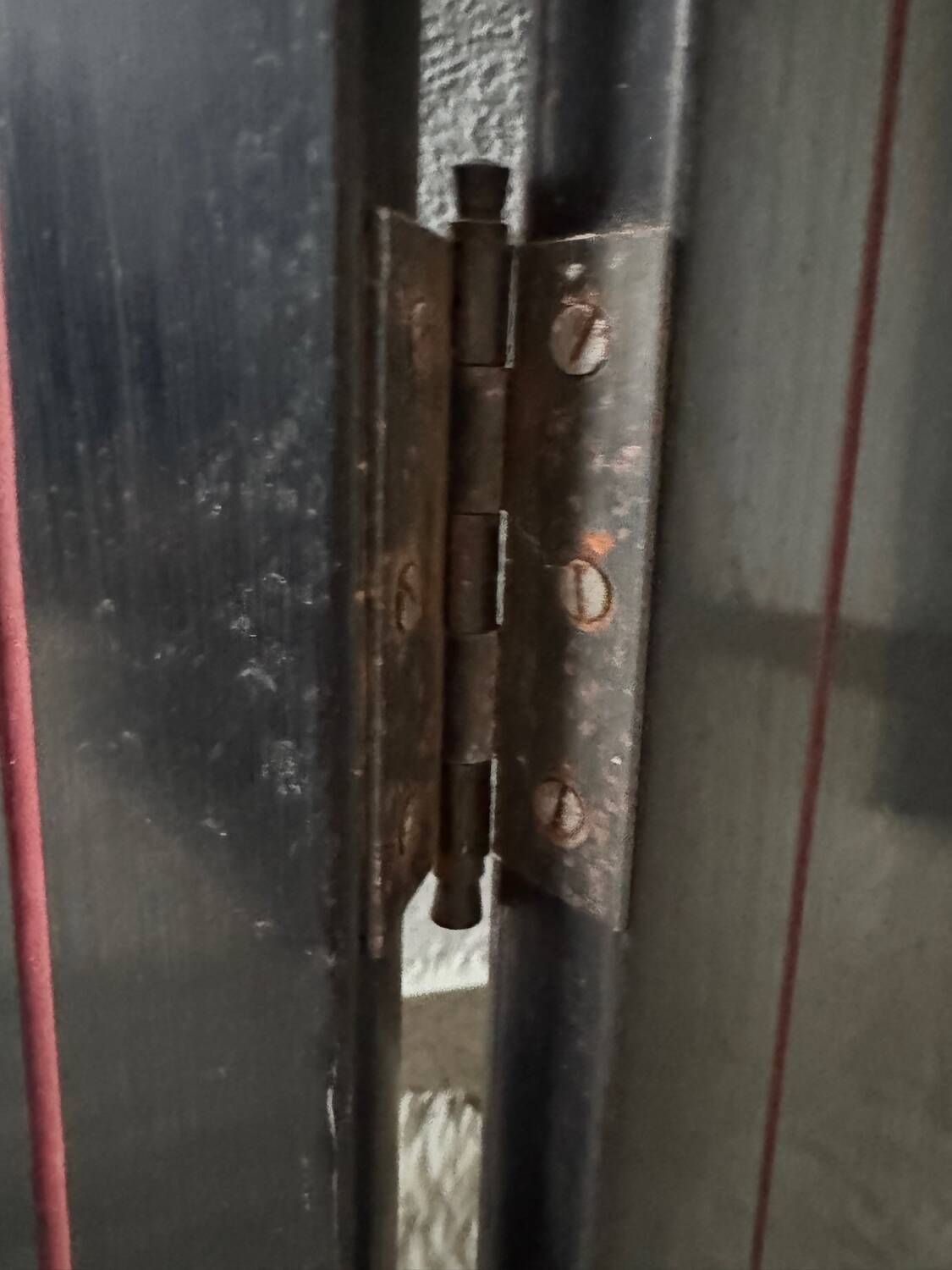 Antique Chinese lacquer screen