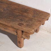 Antique elm wood coffee table – China, circa 1930