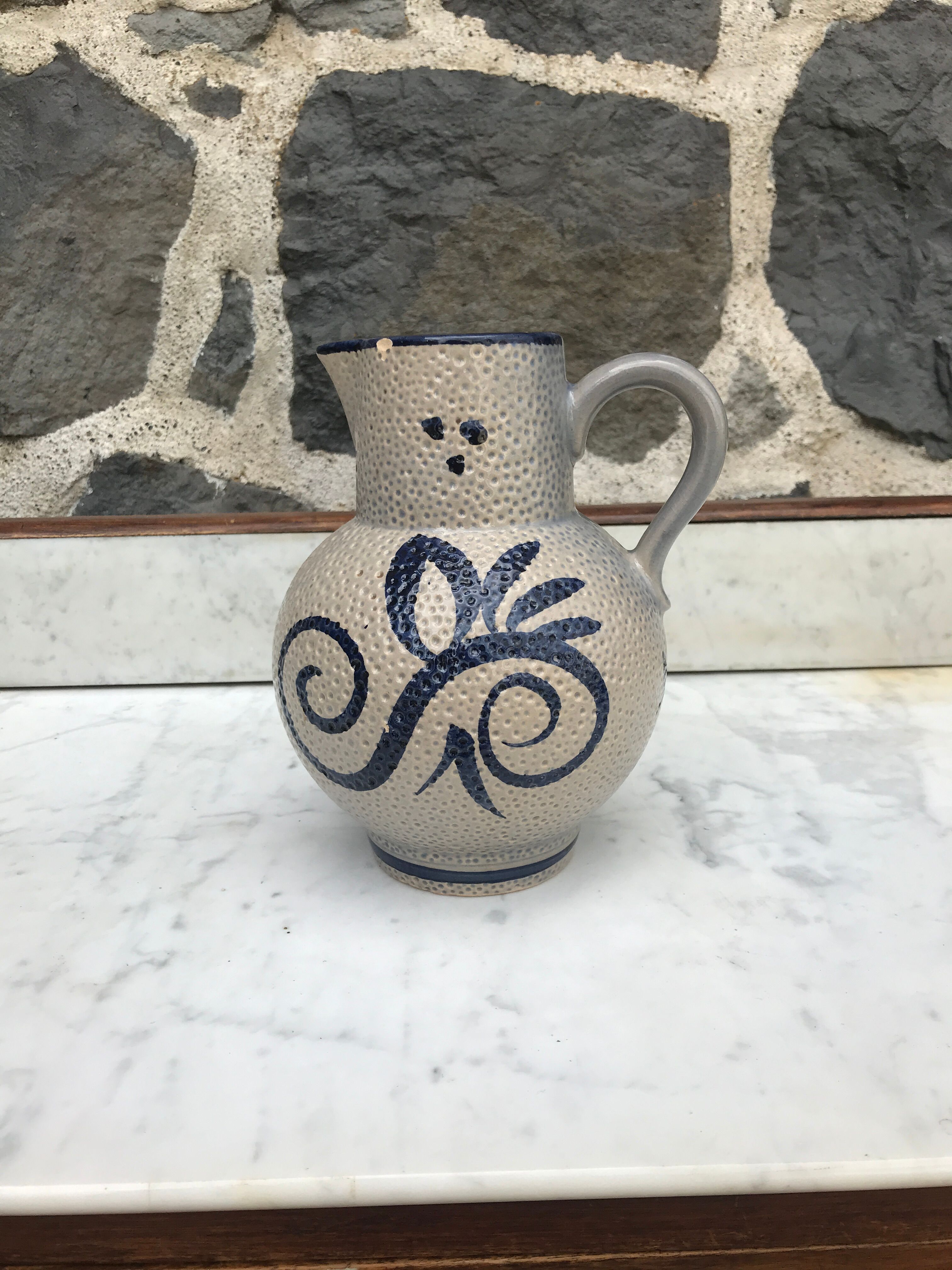 West Germany ceramic pitcher