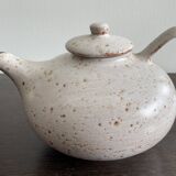 Ceramic teapot, handmade, pyrite stoneware.