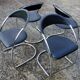 Ensemble de 4 chaises, Italie années 1970