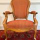 Fauteuil cabriolet style Louis XV, vers 1850