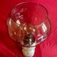 Large vintage lamp, Space Age, brushed aluminum, from the 60s/70s