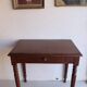 Small antique wooden desk – turned legs