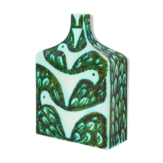 Ceramic vase by alessio tasca for raymor, stamped, 60s