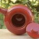 Vintage Melitta Ceracron red teapot - Glazed ceramic - Made in Germany - 1970s