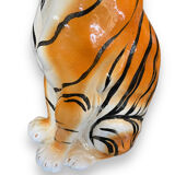 Tiger in glazed italian ceramic