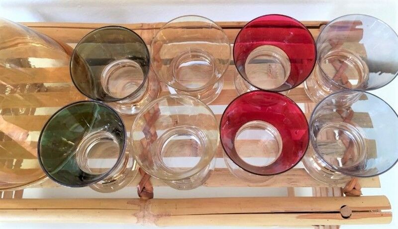 Carafe and 6 glasses 50/60