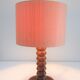 Solid wood lamp foot "diamond tip" years 40-50