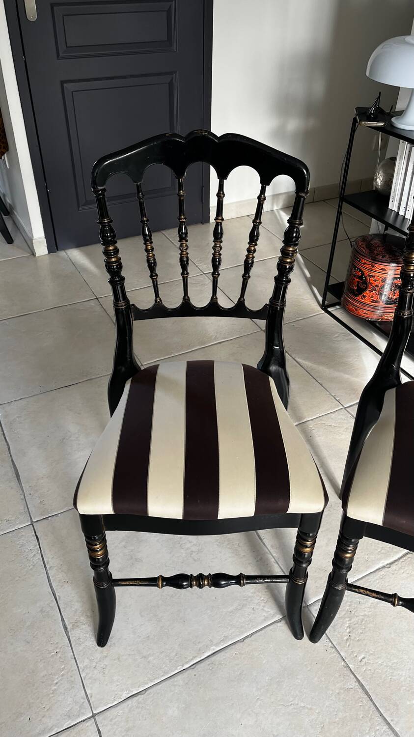 2 Napoleon III chairs