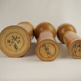 set of 3 KOKESHI (medium size)