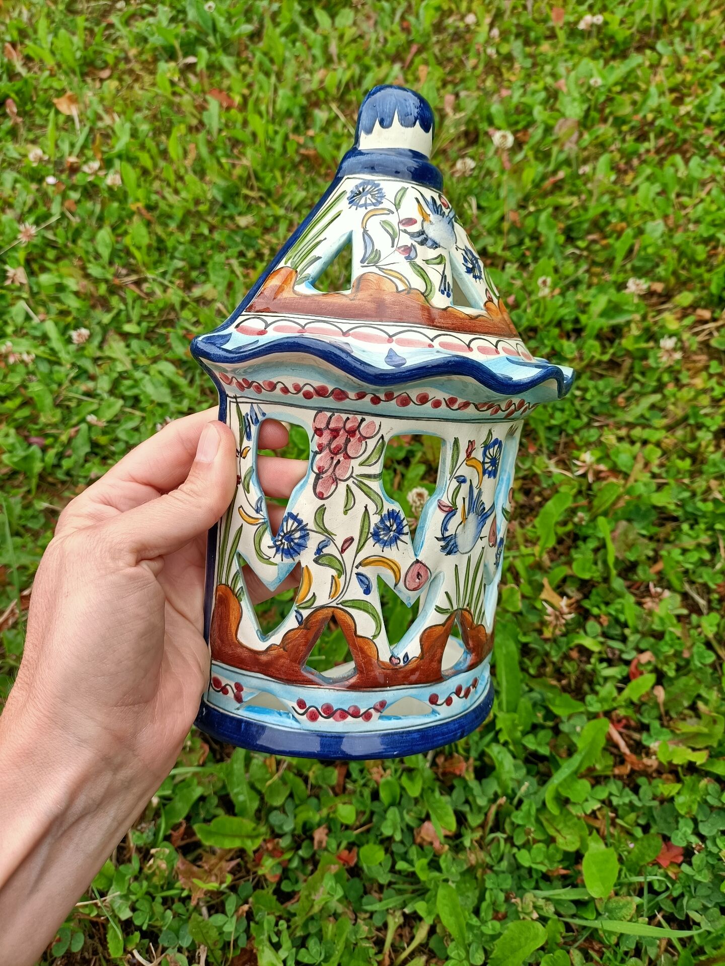 Retro wall sconces pottery Portugal 💐